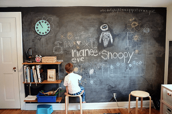 Have You Considered Chalkboard Paint for Children’s Room?